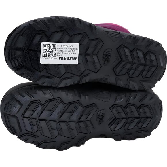 The North Face Alpenglow V WP Girls Snow Hiking Boots Black/Boysenberry US 5 - Picture 6 of 6